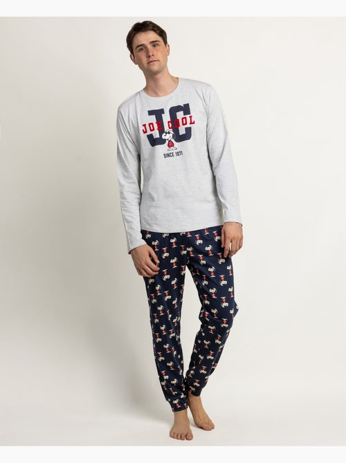 PEANUTS Pijama Manga Larga Joe Cool para Hombre - Kiabi