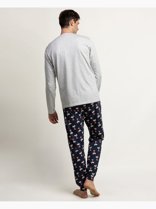 PEANUTS Pijama Manga Larga Joe Cool para Hombre - Kiabi