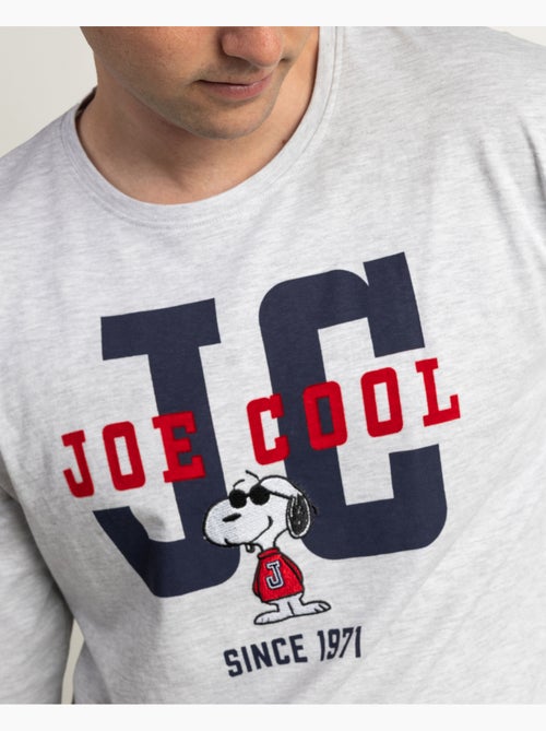 PEANUTS Pijama Manga Larga Joe Cool para Hombre - Kiabi