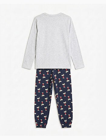 PEANUTS Pijama Manga Larga Joe Cool para Niño