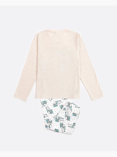 PEANUTS Pijama Manga Larga Let It Snow para Niña - Kiabi PEANUTS Pijama Manga Larga Let It Snow para Niña - Kiabi