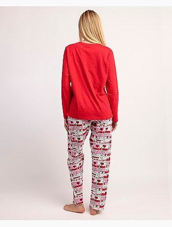 PEANUTS Pijama Manga Larga Love Valentines para Mujer