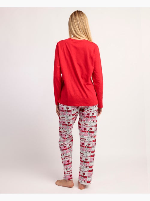 PEANUTS Pijama Manga Larga Love Valentines para Mujer - Kiabi PEANUTS Pijama Manga Larga Love Valentines para Mujer - Kiabi