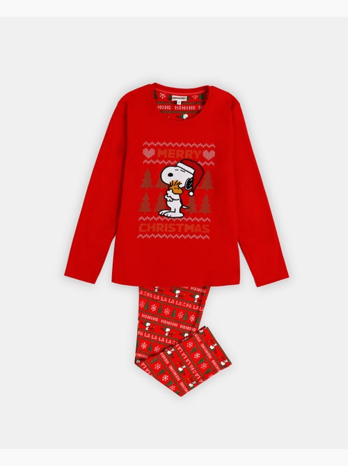 PEANUTS Pijama Manga Larga Merry Christmas para Niña - Kiabi PEANUTS Pijama Manga Larga Merry Christmas para Niña - Kiabi