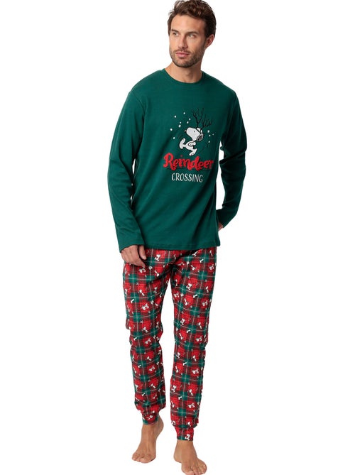 PEANUTS Pijama Manga Larga Reindeer Crossing para Hombre - Kiabi