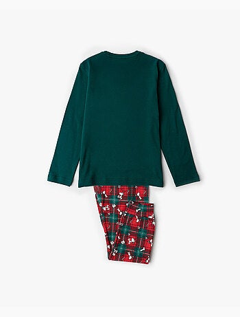 PEANUTS Pijama Manga Larga Reindeer Crossing para Niño