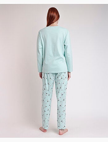PEANUTS Pijama Manga Larga Sleep Society para Mujer