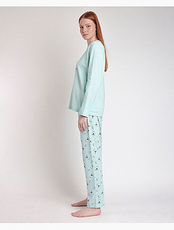 PEANUTS Pijama Manga Larga Sleep Society para Mujer