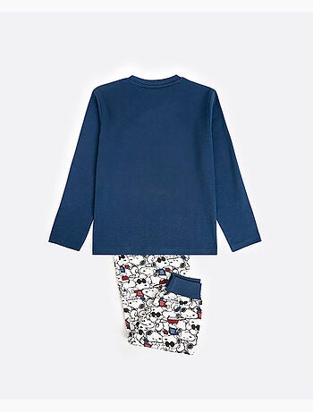 PEANUTS Pijama Manga Larga Snoopy Cool para Niño