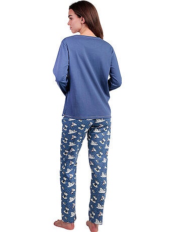 PEANUTS Pijama Manga Larga Snow Drift para Mujer