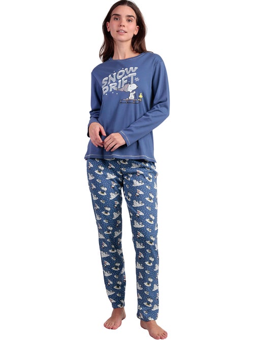 PEANUTS Pijama Manga Larga Snow Drift para Mujer - Kiabi