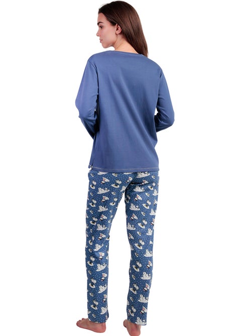 PEANUTS Pijama Manga Larga Snow Drift para Mujer - Kiabi