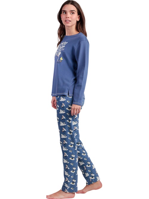 PEANUTS Pijama Manga Larga Snow Drift para Mujer - Kiabi