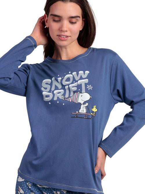 PEANUTS Pijama Manga Larga Snow Drift para Mujer - Kiabi