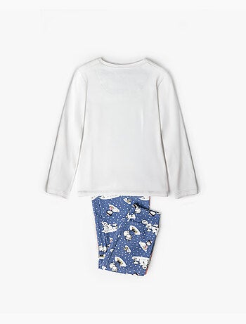 PEANUTS Pijama Manga Larga Snow Drift para Niña