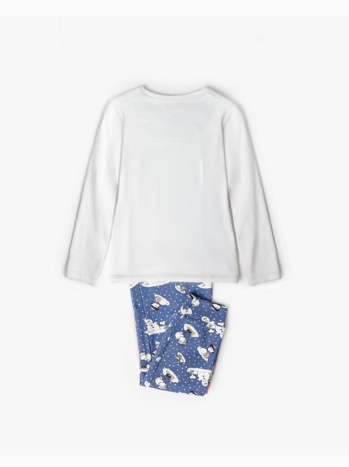 PEANUTS Pijama Manga Larga Snow Drift para Niña - Kiabi PEANUTS Pijama Manga Larga Snow Drift para Niña - Kiabi