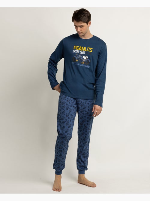 PEANUTS Pijama Manga Larga Speed Club para Hombre - Kiabi PEANUTS Pijama Manga Larga Speed Club para Hombre - Kiabi