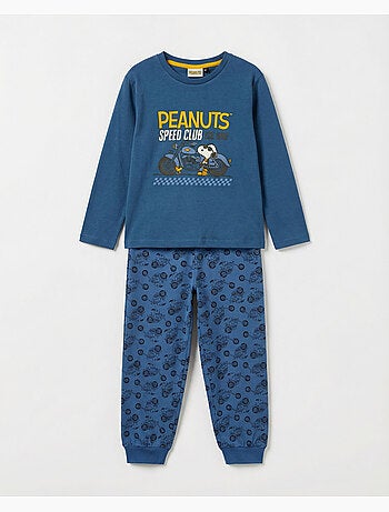 PEANUTS Pijama Manga Larga Speed Club para Niño