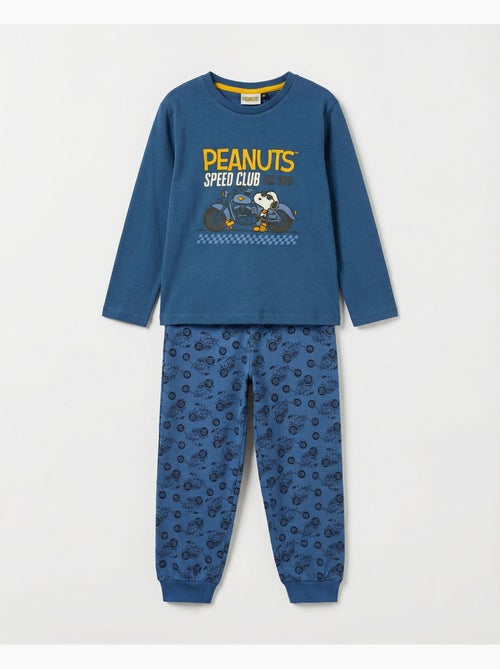 PEANUTS Pijama Manga Larga Speed Club para Niño - Kiabi PEANUTS Pijama Manga Larga Speed Club para Niño - Kiabi