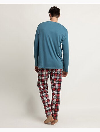 PEANUTS Pijama Manga Larga Sweather Weather para Hombre