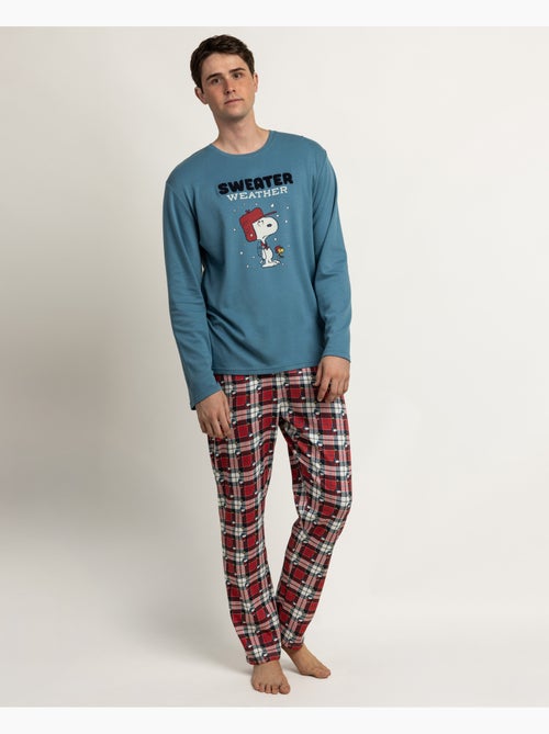 PEANUTS Pijama Manga Larga Sweather Weather para Hombre - Kiabi