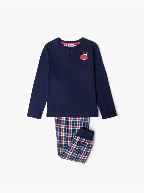PEANUTS Pijama Manga Larga Tapeta Let It Snow para Niño - Kiabi PEANUTS Pijama Manga Larga Tapeta Let It Snow para Niño - Kiabi