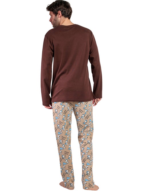 PEANUTS Pijama Manga Larga Varsity Squad para Hombre - Kiabi