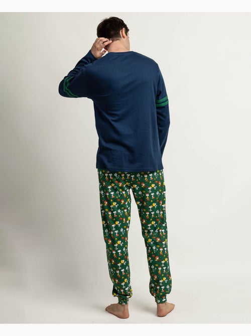 PEANUTS Pijama Manga Larga Winter Sports para Hombre - Kiabi