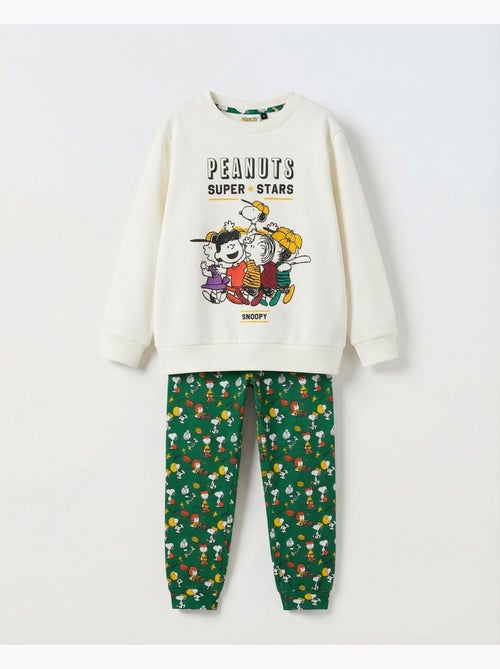 PEANUTS Pijama Manga Larga Winter Sports para Niña - Kiabi PEANUTS Pijama Manga Larga Winter Sports para Niña - Kiabi