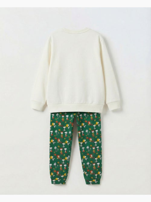PEANUTS Pijama Manga Larga Winter Sports para Niña - Kiabi PEANUTS Pijama Manga Larga Winter Sports para Niña - Kiabi