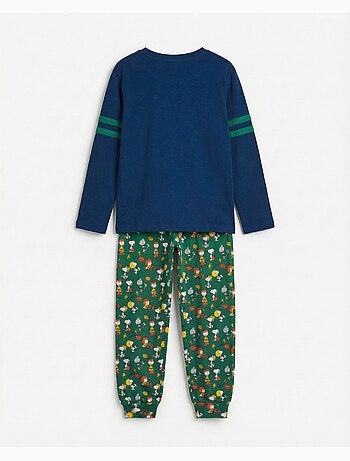 PEANUTS Pijama Manga Larga Winter Sports para Niño