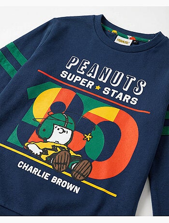 PEANUTS Pijama Manga Larga Winter Sports para Niño