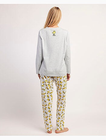 PEANUTS Pijama Manga Larga Woodstock para Mujer