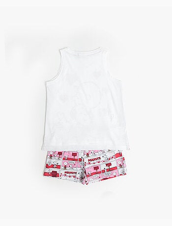 PEANUTS Pijama Sin mangas Love Valentines para Niña