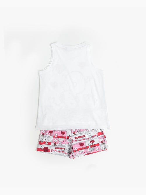 PEANUTS Pijama Sin mangas Love Valentines para Niña - Kiabi PEANUTS Pijama Sin mangas Love Valentines para Niña - Kiabi
