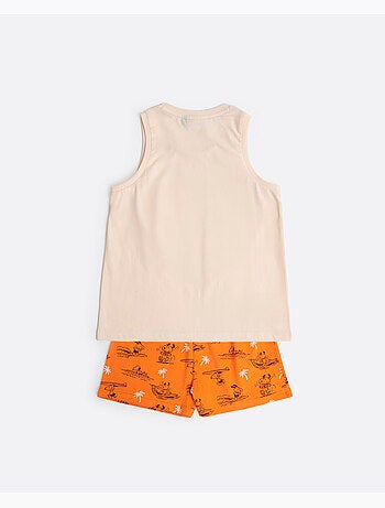 PEANUTS Pijama Sin Mangas Summer Beagle para Niña
