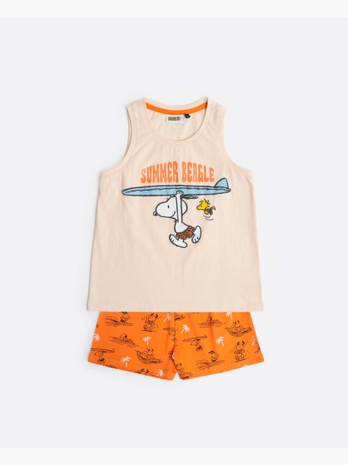 PEANUTS Pijama Sin Mangas Summer Beagle para Niña - Kiabi PEANUTS Pijama Sin Mangas Summer Beagle para Niña - Kiabi
