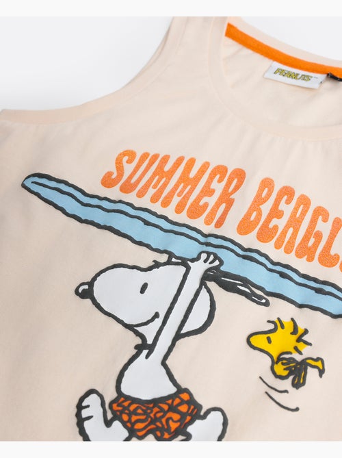 PEANUTS Pijama Sin Mangas Summer Beagle para Niña - Kiabi PEANUTS Pijama Sin Mangas Summer Beagle para Niña - Kiabi