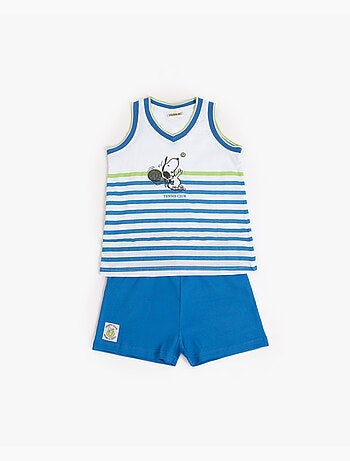 PEANUTS Pijama Sin Mangas Tennis Club para Niña