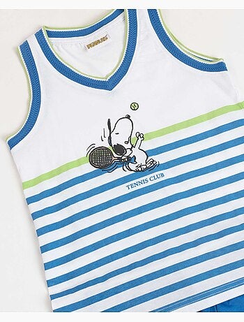 PEANUTS Pijama Sin Mangas Tennis Club para Niña