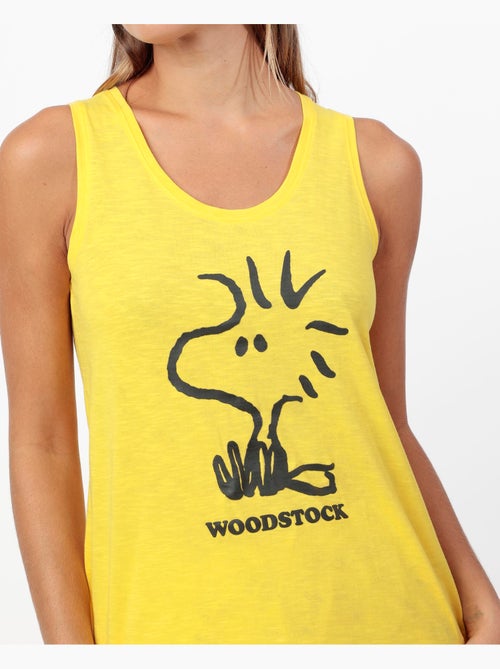 PEANUTS Pijama Sin mangas Woodstock para Mujer - Kiabi PEANUTS Pijama Sin mangas Woodstock para Mujer - Kiabi