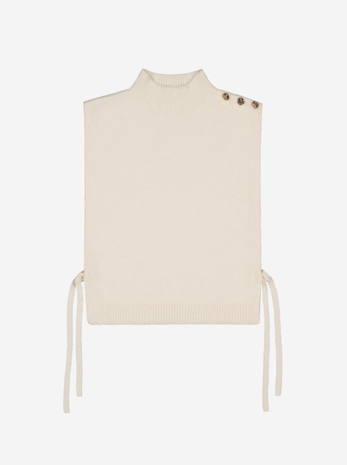 Pechera de punto con cuello alto - Kiabi