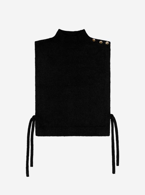 Pechera de punto con cuello alto - Kiabi