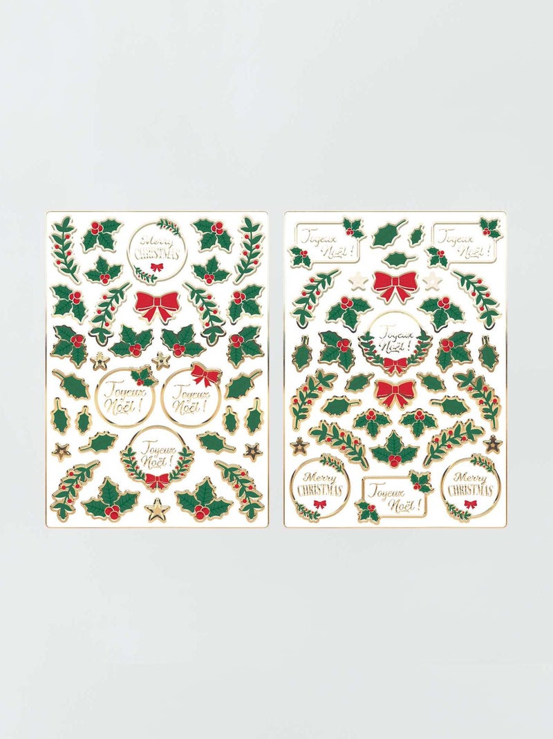 Pegatinas de Navidad VERDE - Kiabi