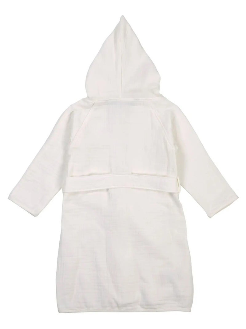 Peignoir enfant de Gasa de Algodón PROMO LINGE Blanco - Kiabi