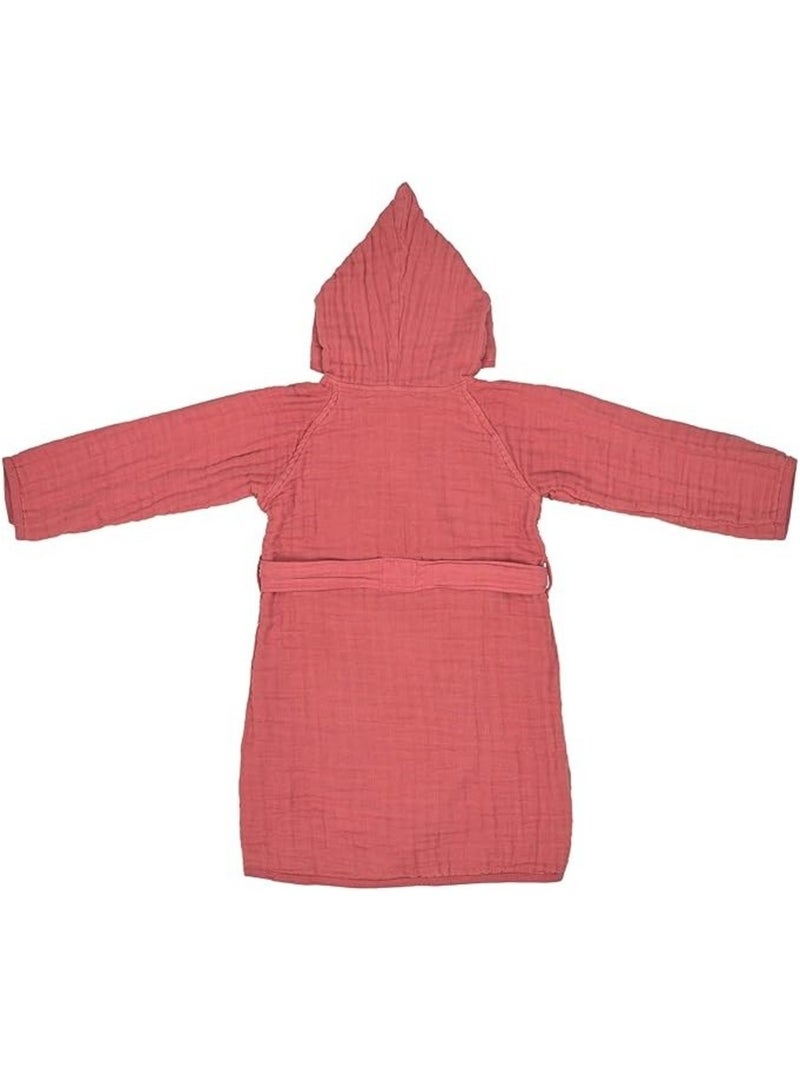 Peignoir enfant de Gasa de Algodón PROMO LINGE Rosa fucsia - Kiabi