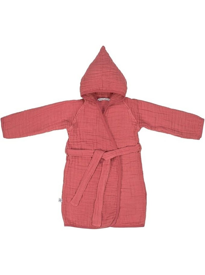 Peignoir enfant de Gasa de Algodón PROMO LINGE Rosa fucsia - Kiabi