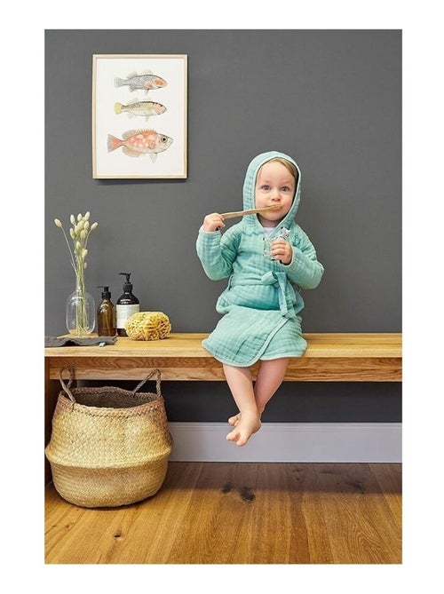 Peignoir enfant de Gasa de Algodón PROMO LINGE - Kiabi Peignoir enfant de Gasa de Algodón PROMO LINGE - Kiabi