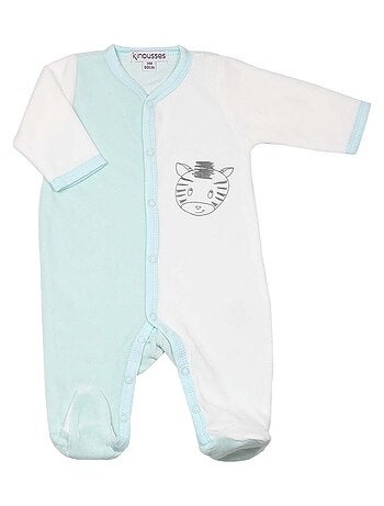 Pelele apertura delantera motivo cebra