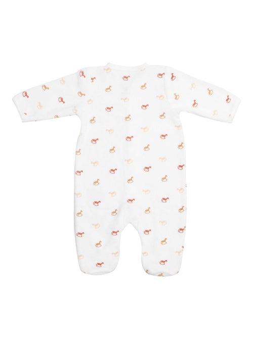 Pelele bebé motivos tendencia de caballitos de balancín - Kiabi